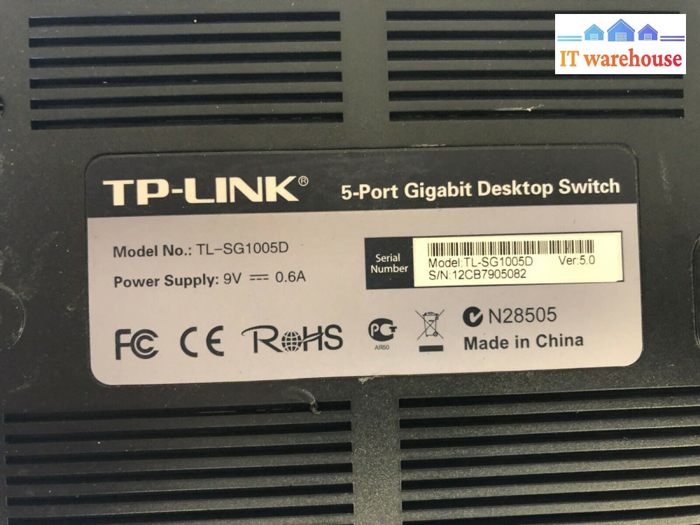 * Tp-Link Tl-Sg1005D 5-Port Unmanaged Gigabit Switch*@