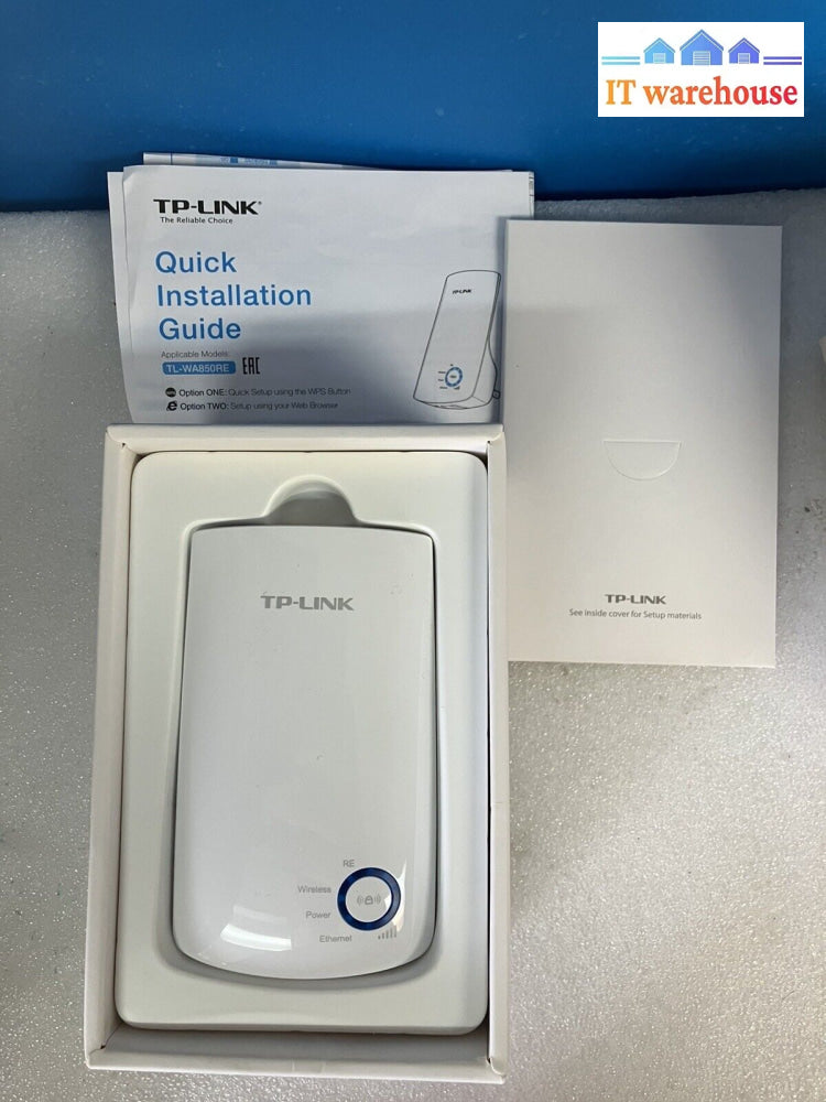 ~ Tp-Link Tl-Wa850Re N300 300Mbps Universal Wi-Fi Range Extender White