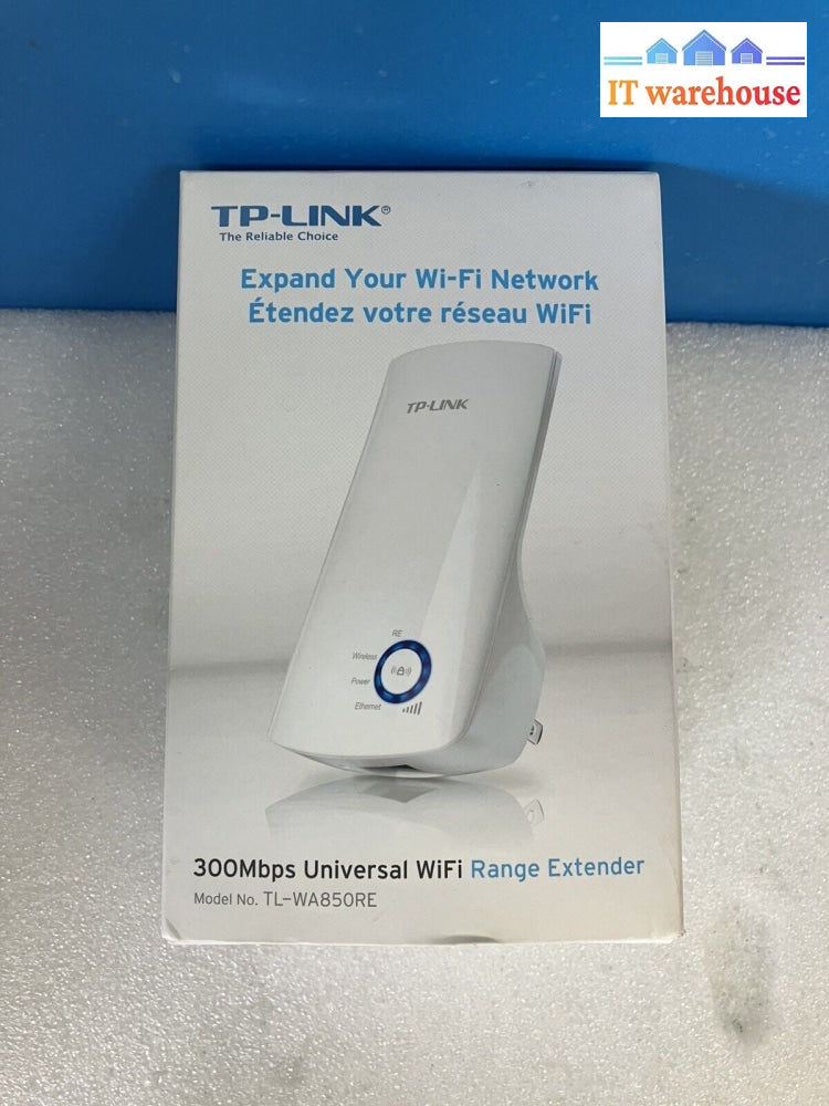 ~ Tp-Link Tl-Wa850Re N300 300Mbps Universal Wi-Fi Range Extender White