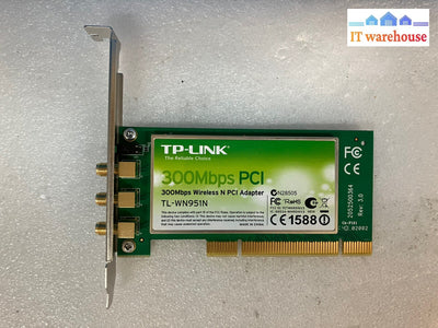 ~ Tp- Link Tl-Wn951N 300Mbps Advanced Wireless Network Pci Adapter (No Antenna)