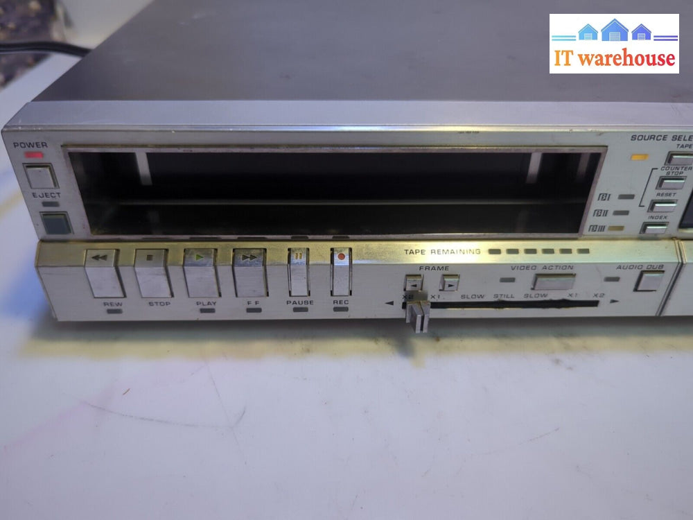 Untested ~ Zenith Vr9775Pt Video Cassette Recorder Director (No Remote)-