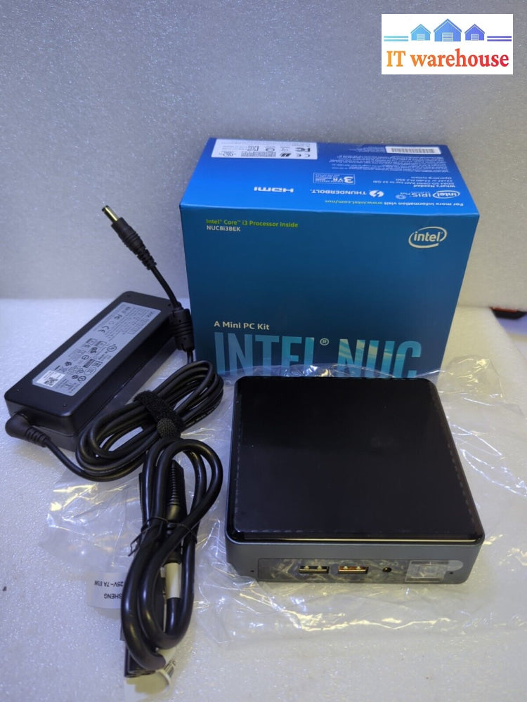 Unused Intel Nuc Nuc8I3Bek Nuc8Bek Mini Pc I3-8109U/8Gb Ram/120Gb Ssd/ Win10 -