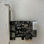 ~ Usb 3.0 2-Ports Expansion Card Pci-E X1 18 Pins