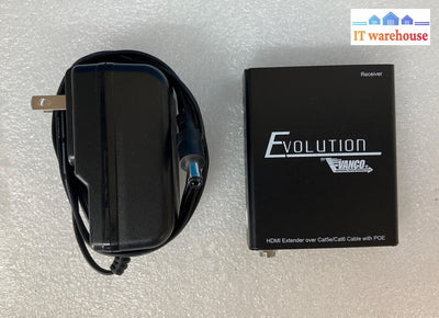 Vanco Evolution Evex2006 Ultra Slim Hdmi Single Cat5E Cat6 Extender + Adapter ~