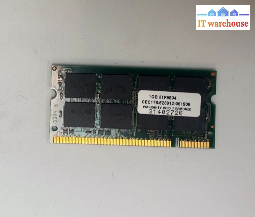 Vintage 1Gb Micron Mt16Vddf12864Hy-335F2 Pc2700S 333Mhz Ddr1 Sodimm Laptop Ram