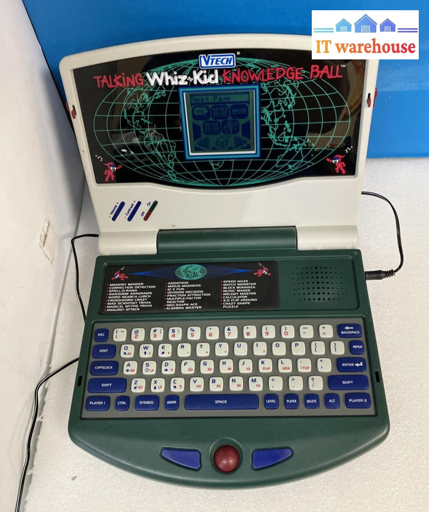 Vintage 90’S Vtech Talking Whiz Kid Knowledge Ball Learning Machine *Tested* ~