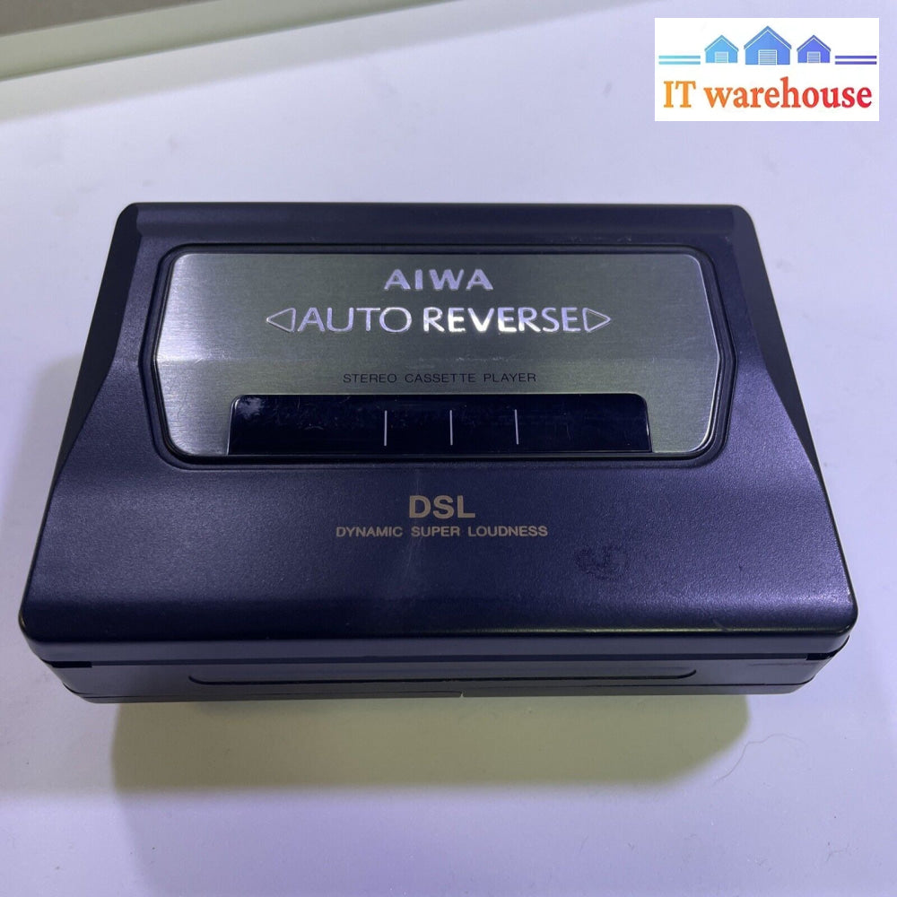 Vintage Aiwa Walkman Personal Cassette Player Hs-P103