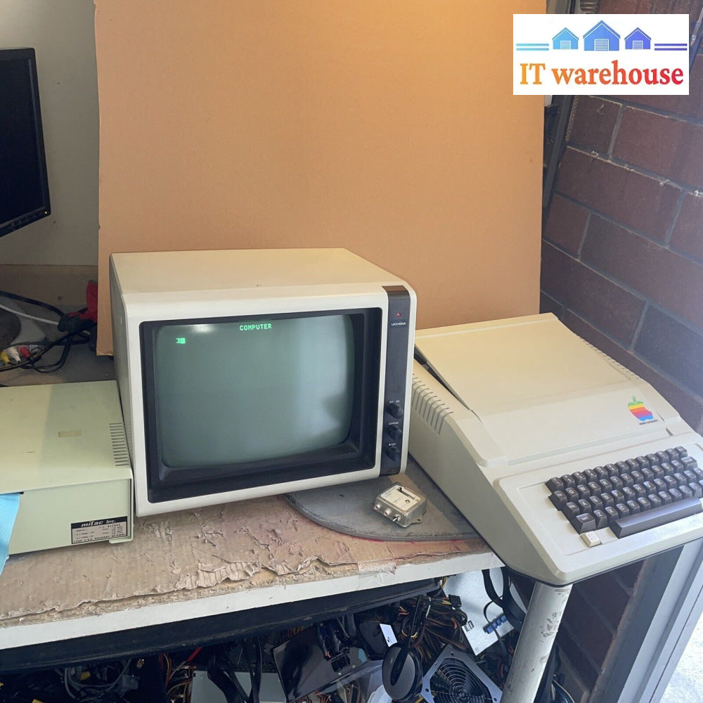 Vintage Apple Computer Clone (Very Rare) With Floppy Drive Joy Stick