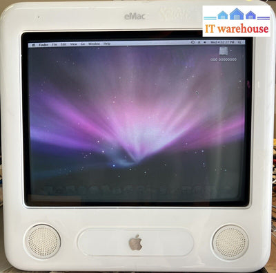 ~ Vintage Apple Desktop Emac A1002 All-In-One 1.25Ghz Powerpc G4 1.5G 150G Os X