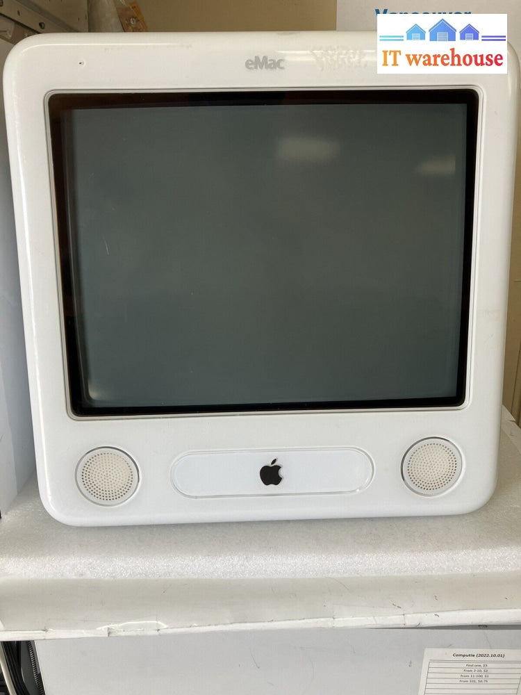 ~ Vintage Apple Desktop Emac A1002 All-In-One 1.25Ghz Powerpc G4 1.5G 150G Os X