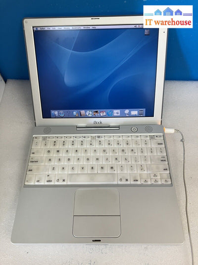 ~ Vintage Apple Ibook G3 M649 12.1’ Powerpc 750 500Mhz /640Mb Ram /10Gb Hdd 10.3