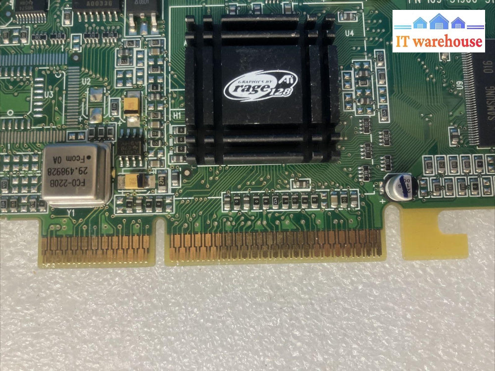 ~ Vintage Ati Rage 128 109-51900-31 Video Graphics Card Vga 32Mb Pn: 1025-63000