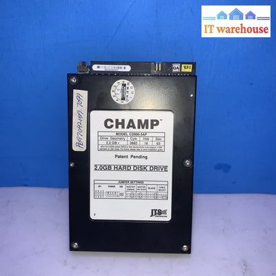 Vintage ~ Champ C2000-3Af 2Gb 3.5’ Ide Hdd Hard Disk Drive 2.0 Gb Jts