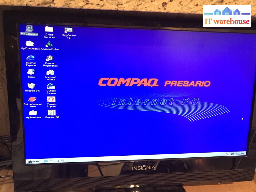 Vintage Compaq Presario 2264 Intel Mmx 28Mb Ram 4.3Gb Hdd Windows 98