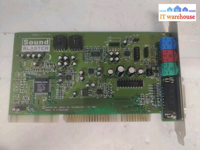 Vintage Creative Sound Blaster 16 Waveffects Ct4170 Isa Card 1997 ~