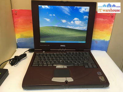 Vintage Dell Inspiron 3800 Laptop Intel Celeron 500 Mhz 512Mb Ram 20Gb Hdd Winxp