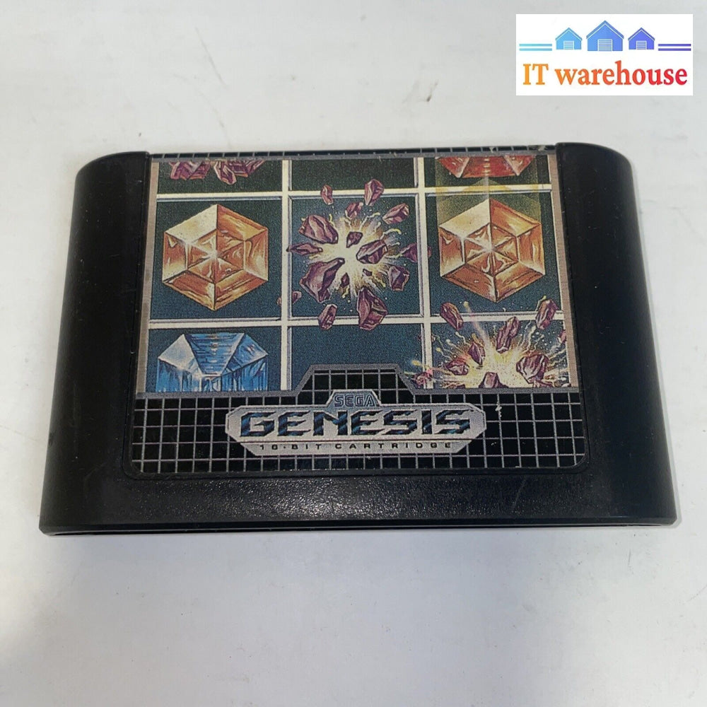 Vintage Genesis Columns Ega Tv Game Cartridge