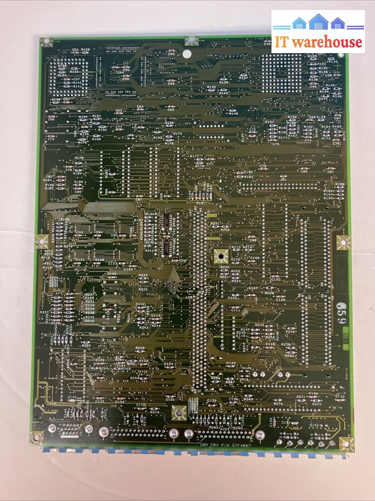 Vintage Ibm Ps/2 Model 55 System Board 27F4667 With Ram ~