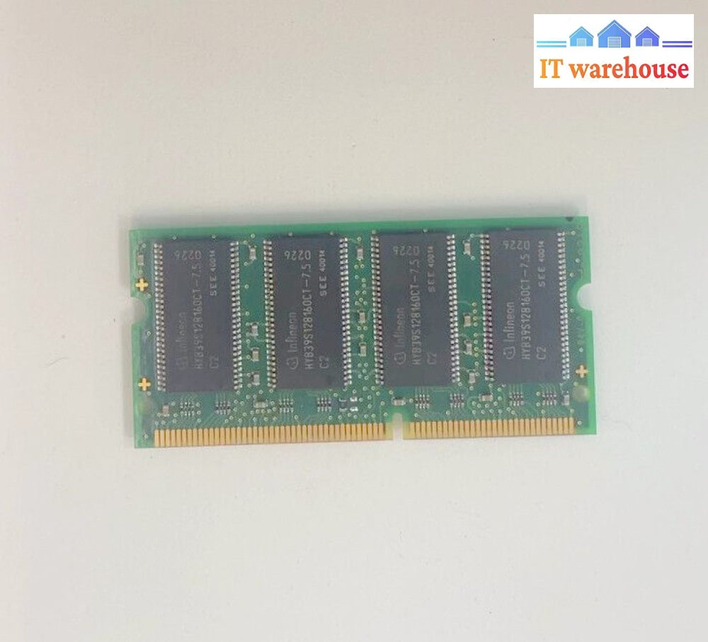 Vintage Infineon Hys64V16220Gdl-7.5-C2 128Mb Sdram Pc133 Cl3 144Pin Sodimm