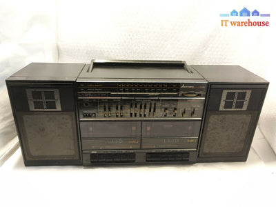 - Vintage Mitsubishi Tx-68 Stereo Boombox Am Fm Radio Cassette