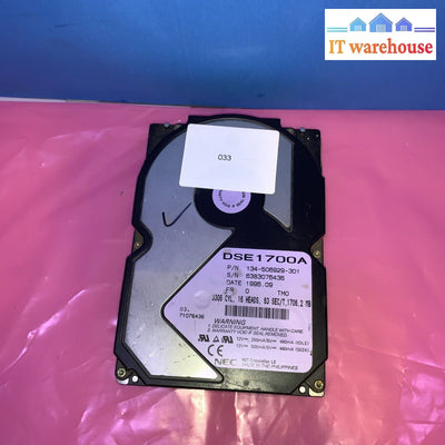 Vintage Nec Ide Hdd 1706.2Mb Dsc1700A P/N 134-506929-301 1996