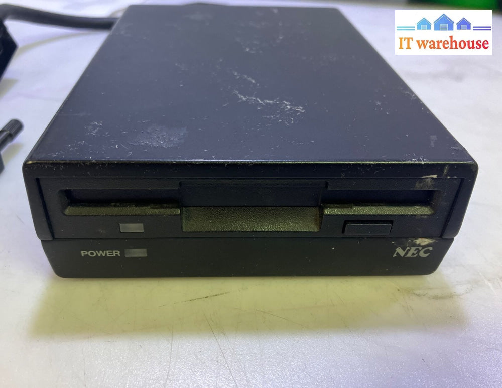 Vintage Nec Ultralite 286V External Fdd Pc-20-31 Scsi Drive With Cable ~