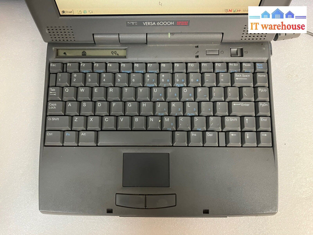 ~Vintage Nec Versa Pc-6200-81703 11.5’ Laptop Pentium Cpu 48Mb Ram 1Gb Windows98