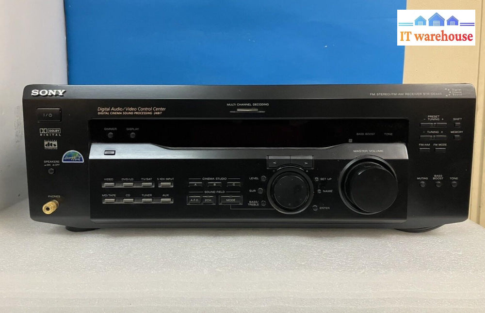 ~ Vintage Sony Str-De445 Receiver Hifi Stereo Home Audio Am/Fm Tuner