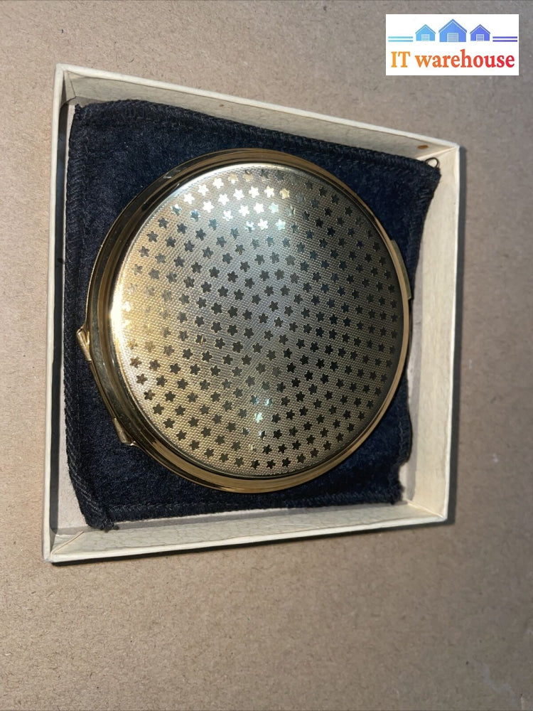 Vintage Stratton Ladies Makeup Powder Compact Birds