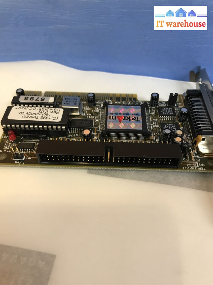 Vintage Tekram Dc-390 Pci Scsi Controller Card