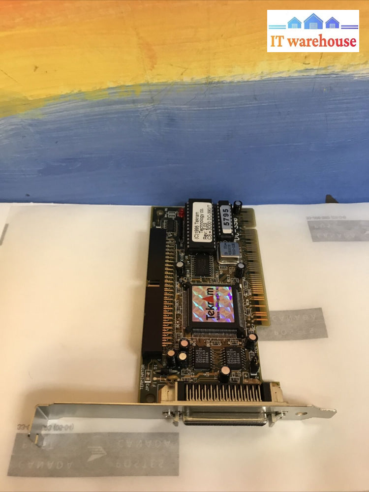 Vintage Tekram Dc-390 Pci Scsi Controller Card