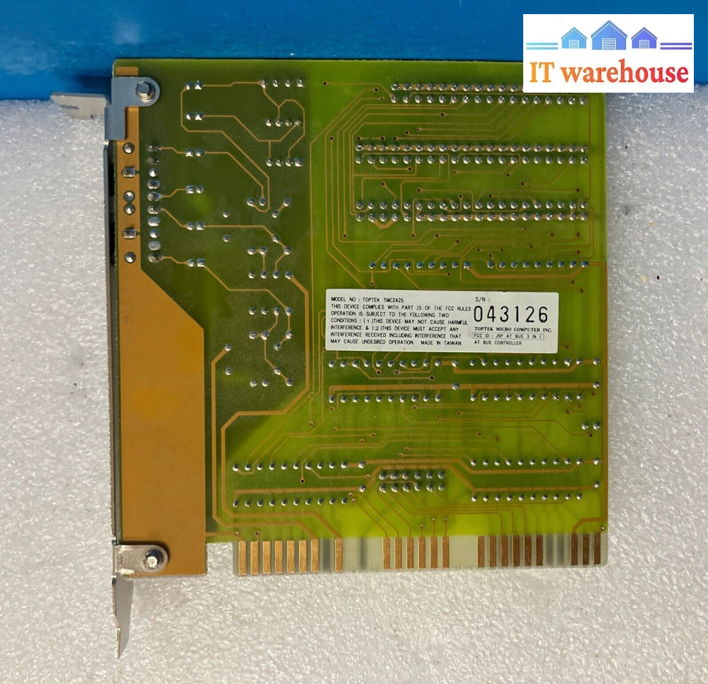 ~ Vintage Toptek Micro Computers 1993 Valled Golden Sound Card Version 3