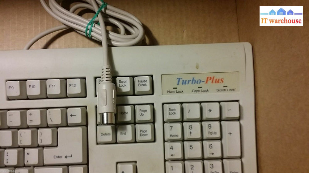 Vintage Turbo-Plus At Wired Keyboard