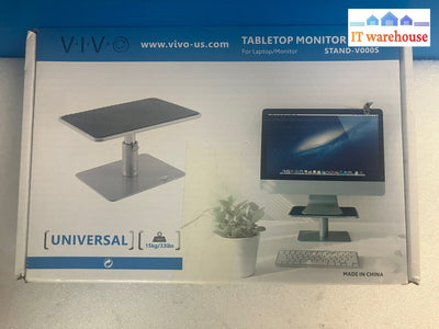 ~ Vivo Stand-V000S Alloy Steel Universal Height Adjustable Laptop/Monitor Riser