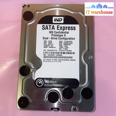 Wd Sata Expressconfidentialprototype Il (128Gb Ssd + 4Gb Hd) Wd40E06P