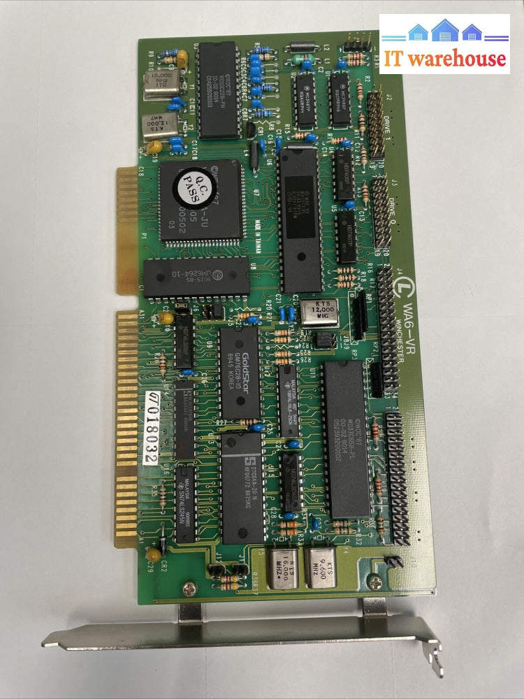 Western Digital Isa 16-Bit Controller Green Wa6-Vr Card