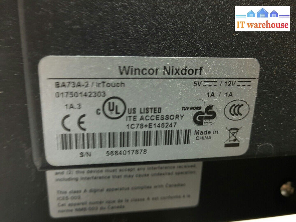 Wincor Nixdorf Beetle M-Ii Plus Multi-Functional Pos E7400/2Gb/500Gb W/Monitor