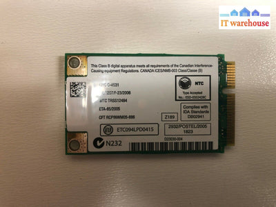 *Wm3945Abg Mini Pci-E Wireless Wifi Card 54M 802.11A/B/G Mow1