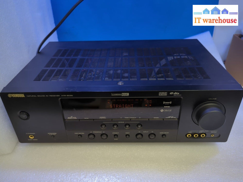 Yamaha Htr-6030 Natural Sound Av Receiver Tested (No Remote) -