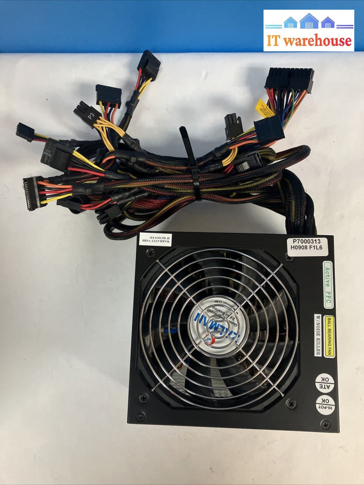 Zalman Zm460B-Aps 460W Dual 6-Pin Pci-E Atx Power Supply *Tested* ~