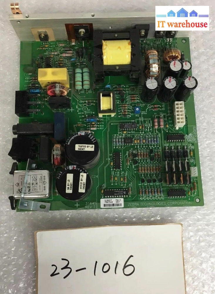 ~ Zebra 105Se Power Supply Board Thermal Label Printer 31646P /31646 Oem @@@