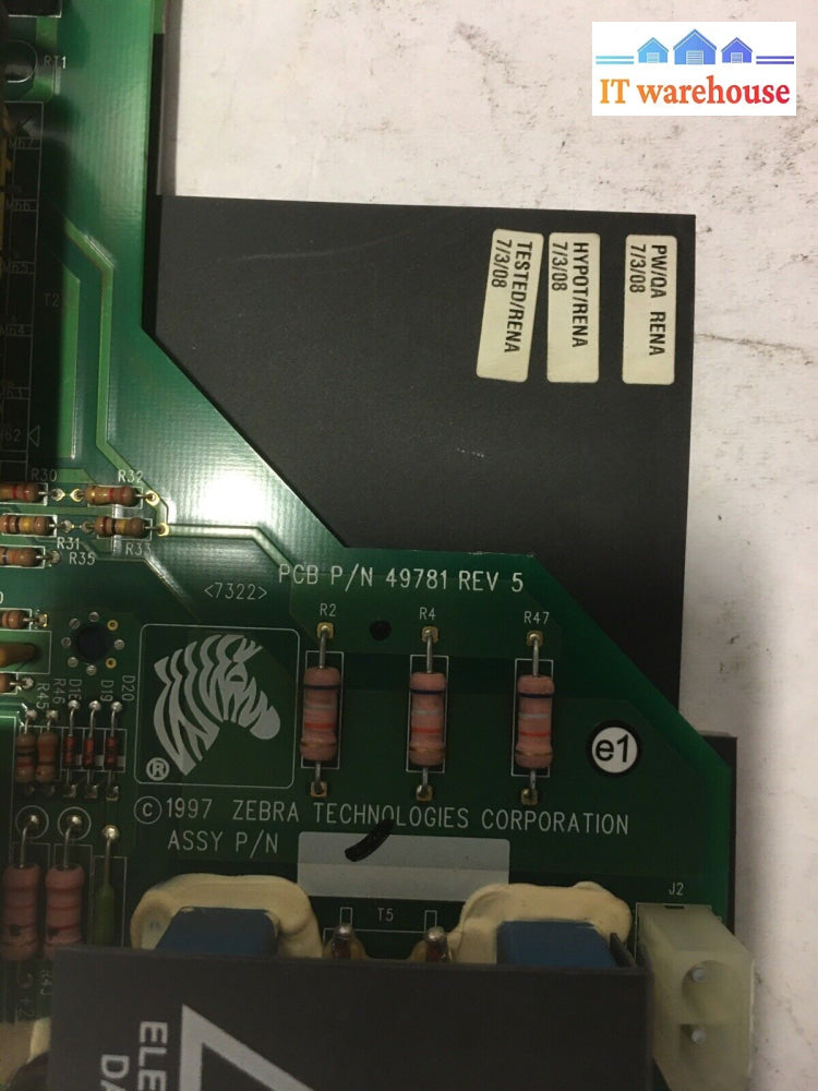 ~ Zebra 170Xiiii Plus Printer Power Supply Board 49781-005 Rev.a