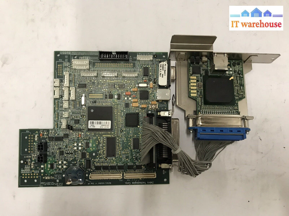 @ Zebra 34901-030 140Xi3 Main Logic Board With 3622174 Network Card