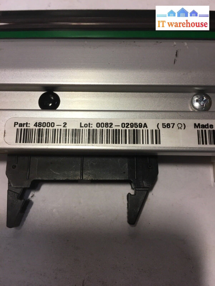 ～ Zebra Printhead 48000-2 For 140Xi3 Plus Label Printer As Is