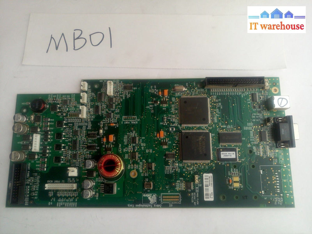 * Zebra S4M Logic Board With Comm Expansion Port 28322-001 Rev:h