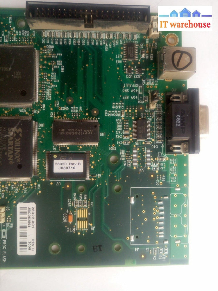 * Zebra S4M Logic Board With Comm Expansion Port 28322-001 Rev:h