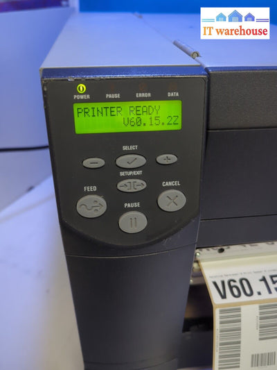 Zebra Z4M Plus Thermal Label Printer Z4Mplus (Ethernet Serial) Tested Working-