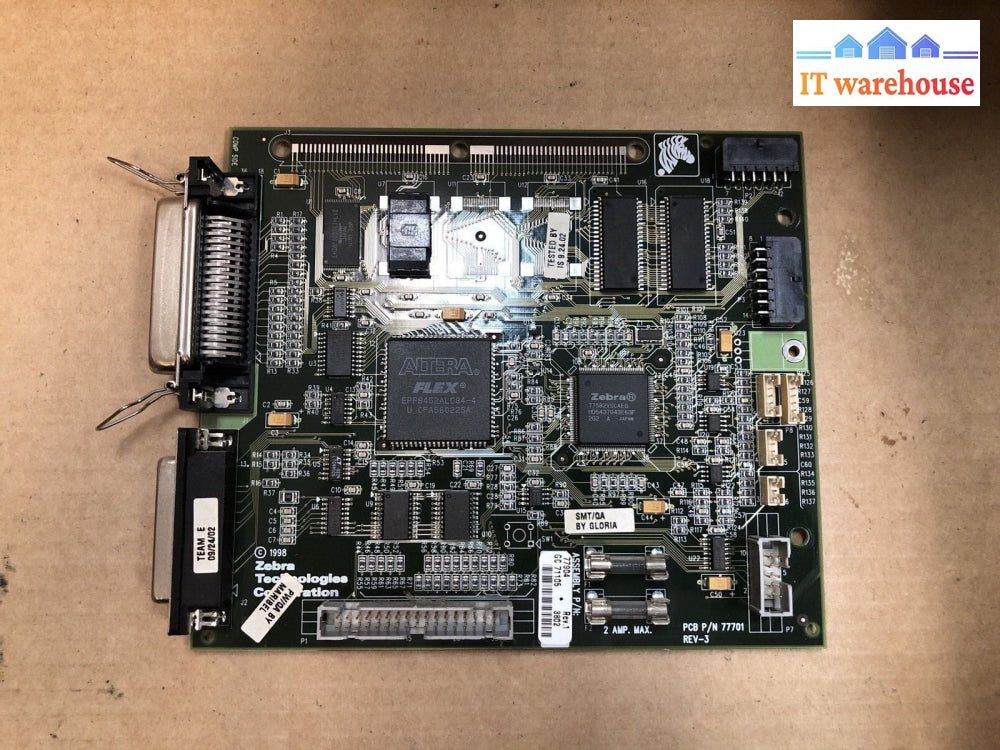 $ Zebra Z4M Plus Z6M Main Logic Board 77904 77701 - Working Pull