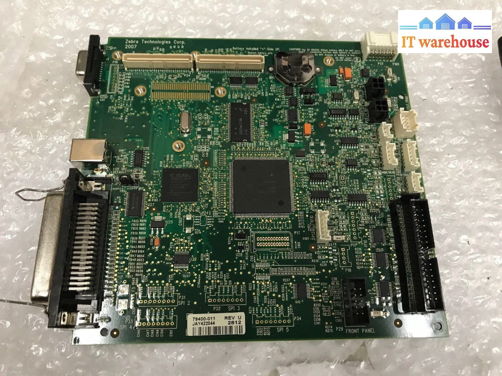 - Zebra Zm400 Zm600 Main Logic Board Label Printer Motherboard 79400-011 @@@