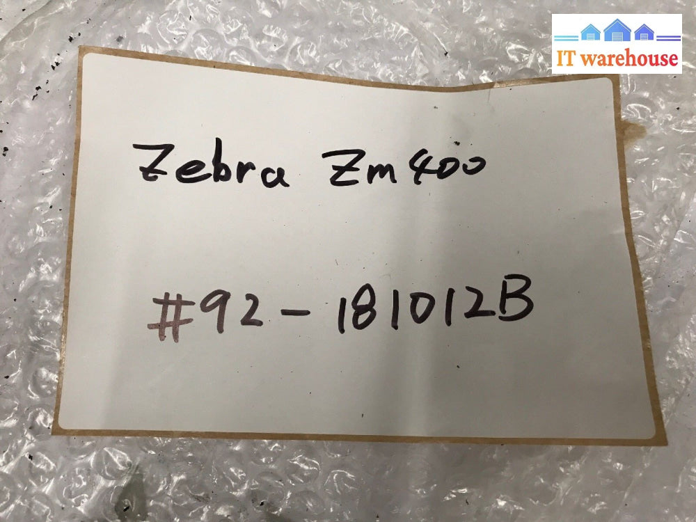 - Zebra Zm400 Zm600 Main Logic Board Label Printer Motherboard 79400-011 @@@